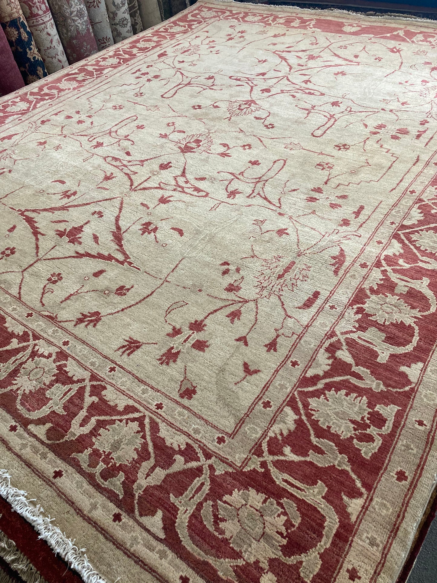 8x10 Tan Turkish Oushak