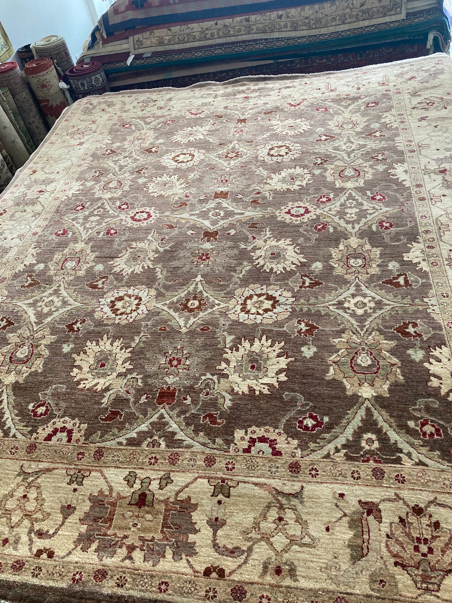 8x10 Brown Turkish Oushak