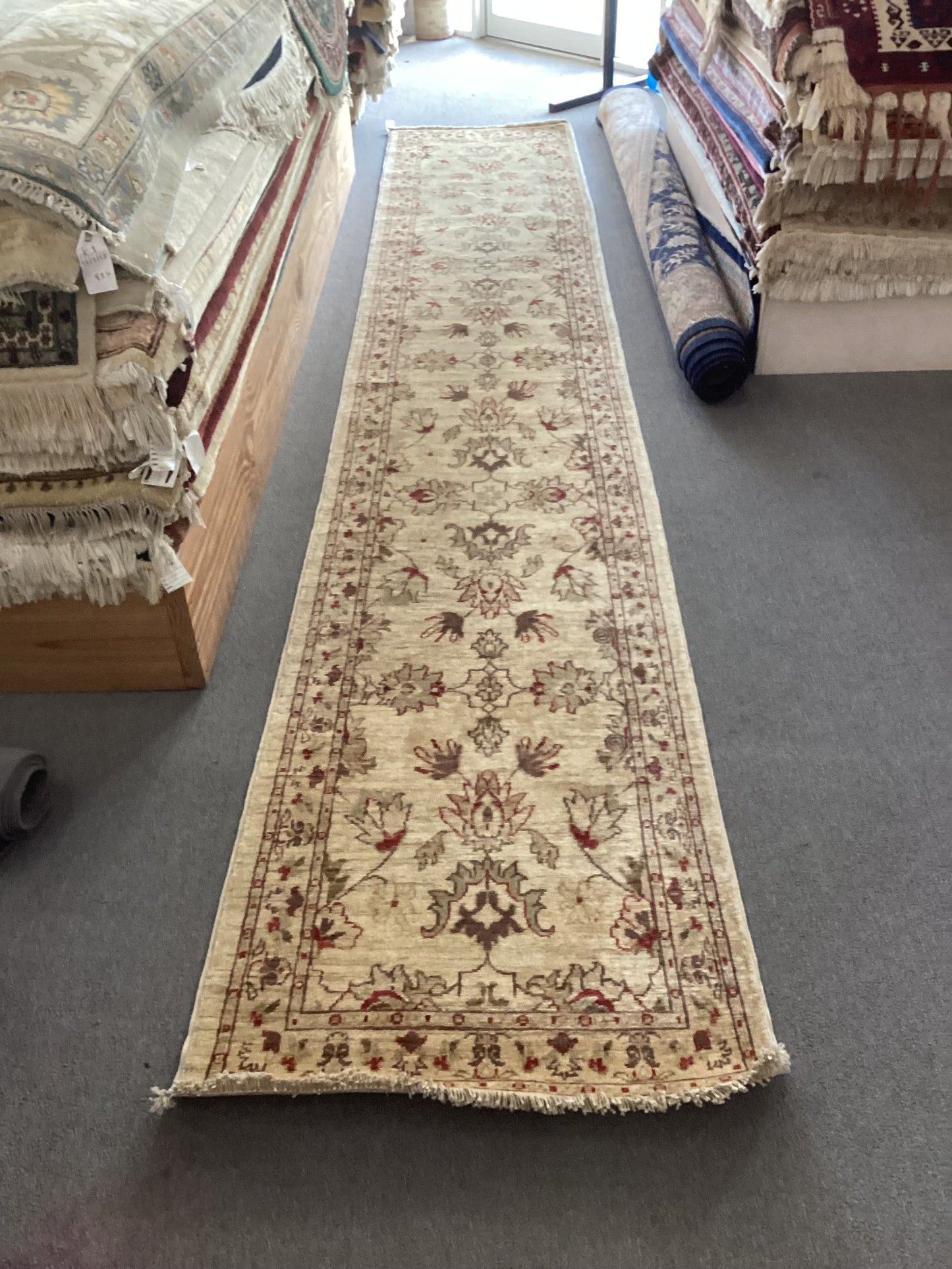 2’7 X 14’11 Beige Runner Rug