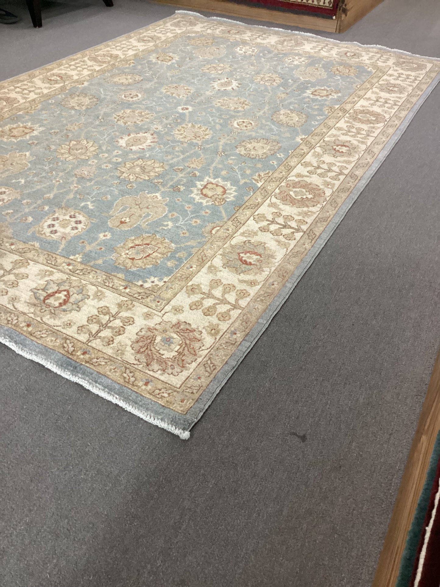 5’9 X 9’3 Light Blue Turkish Oushack