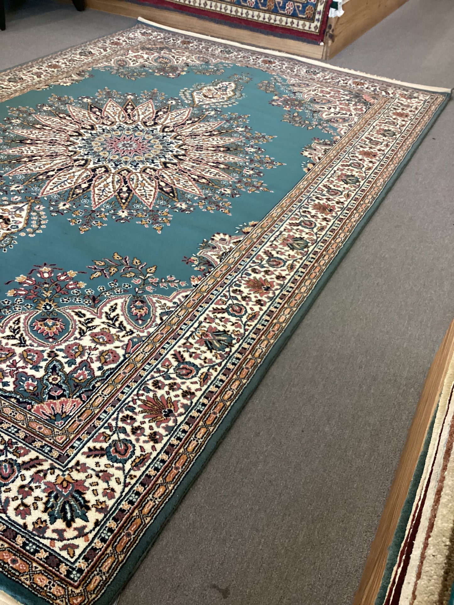 6’7 X 9’9 Blue Isfahan Rug