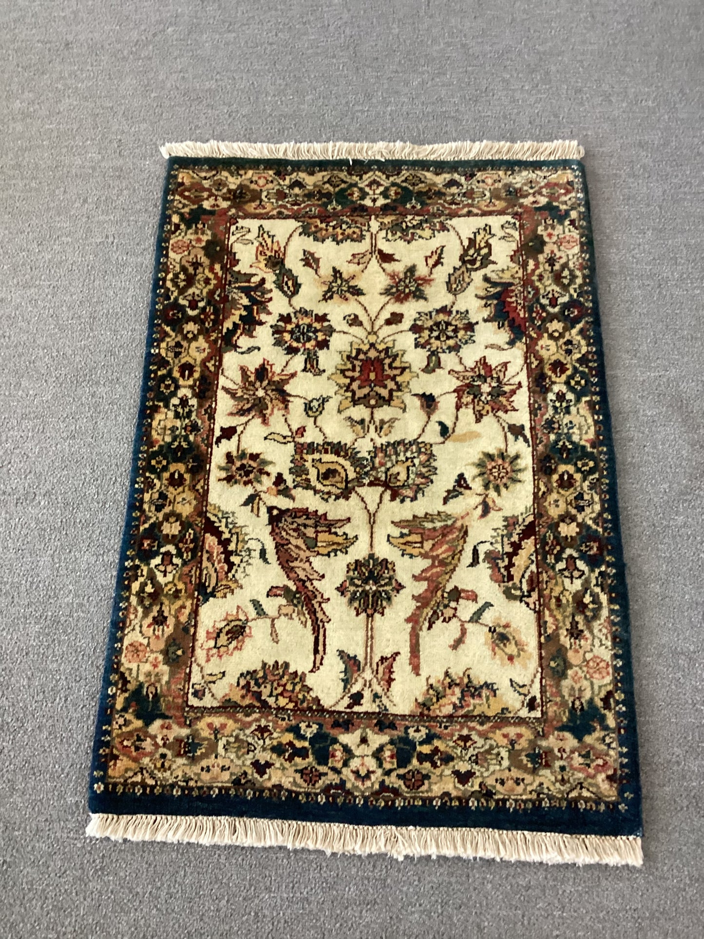 2x3 Beige Indo Persian Rug