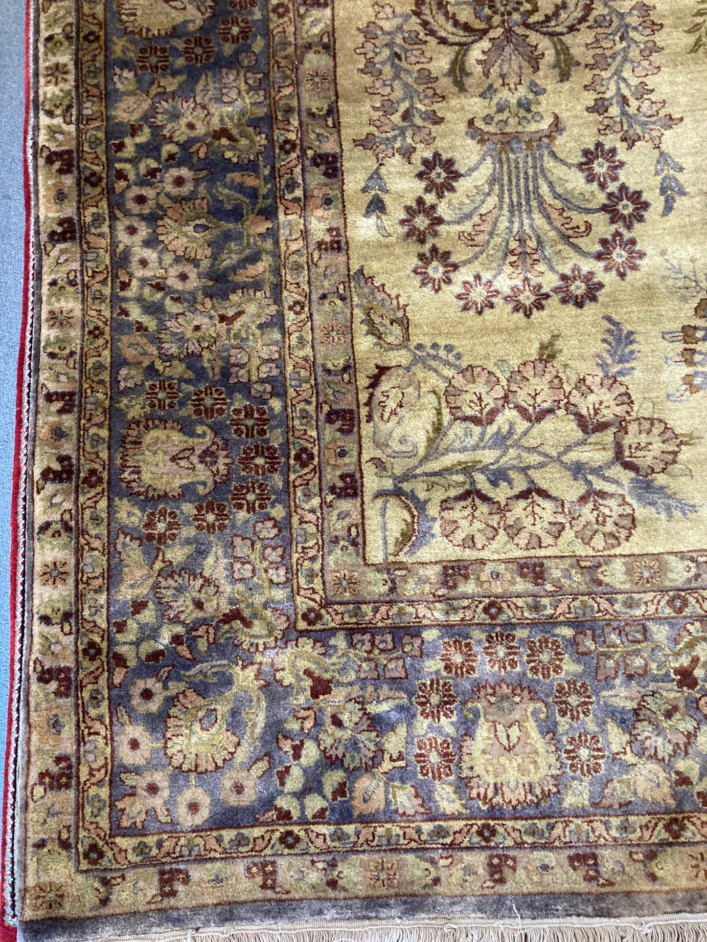 8x10 Light Yellow Indo-Persian Sarouk