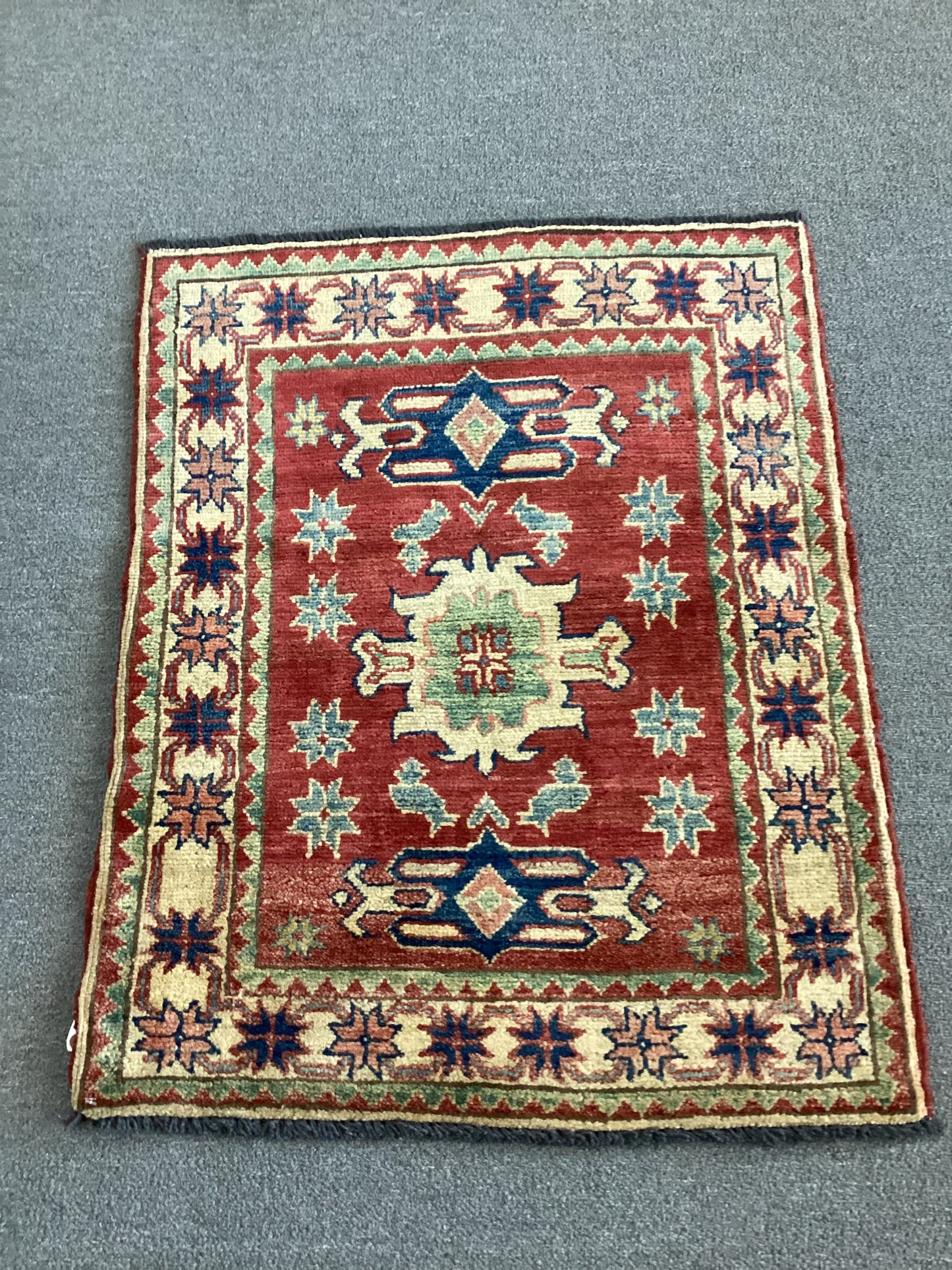 2x3 Red Kazak Rug