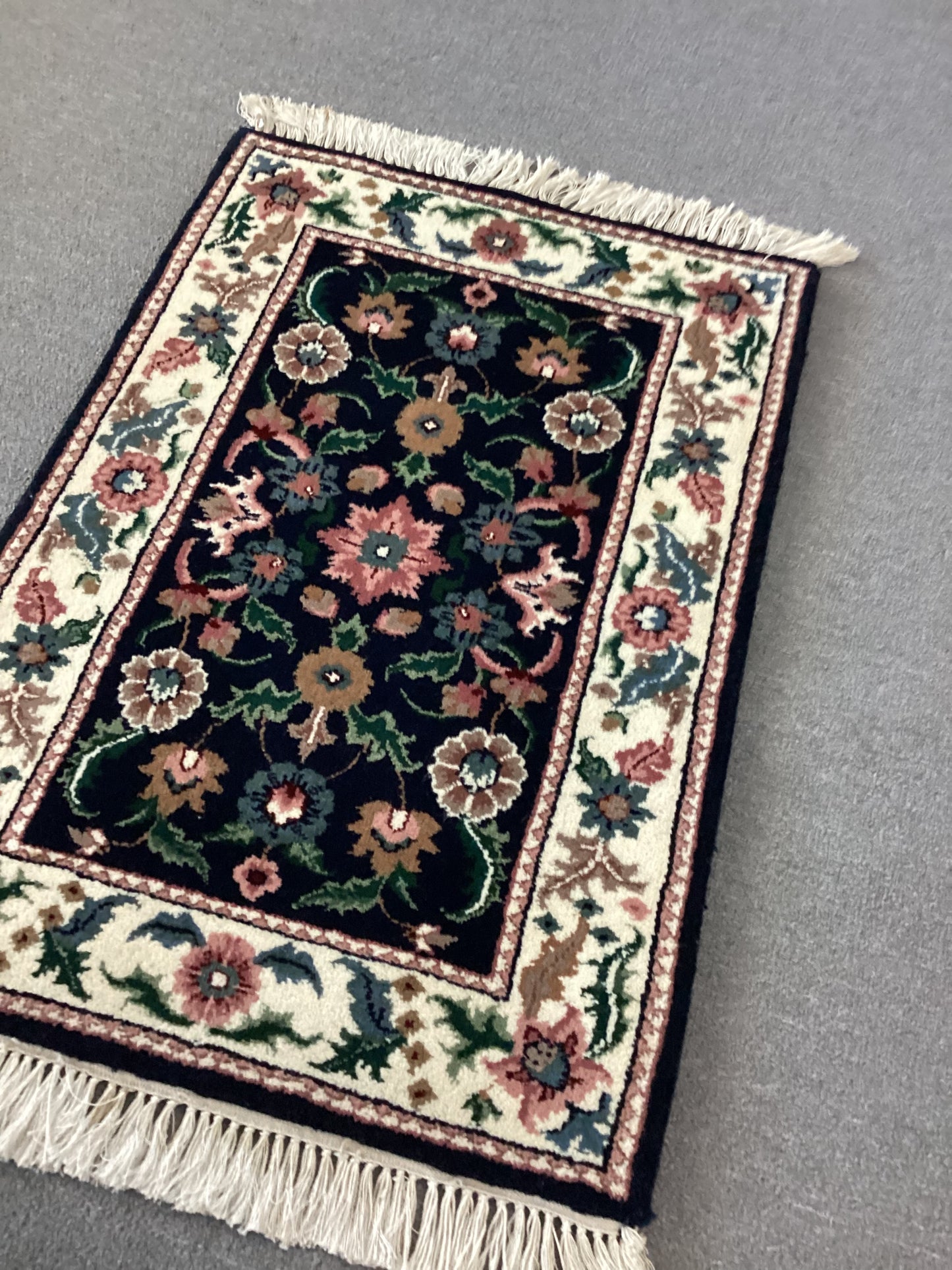 2x3 Navy Indo Persian Rug