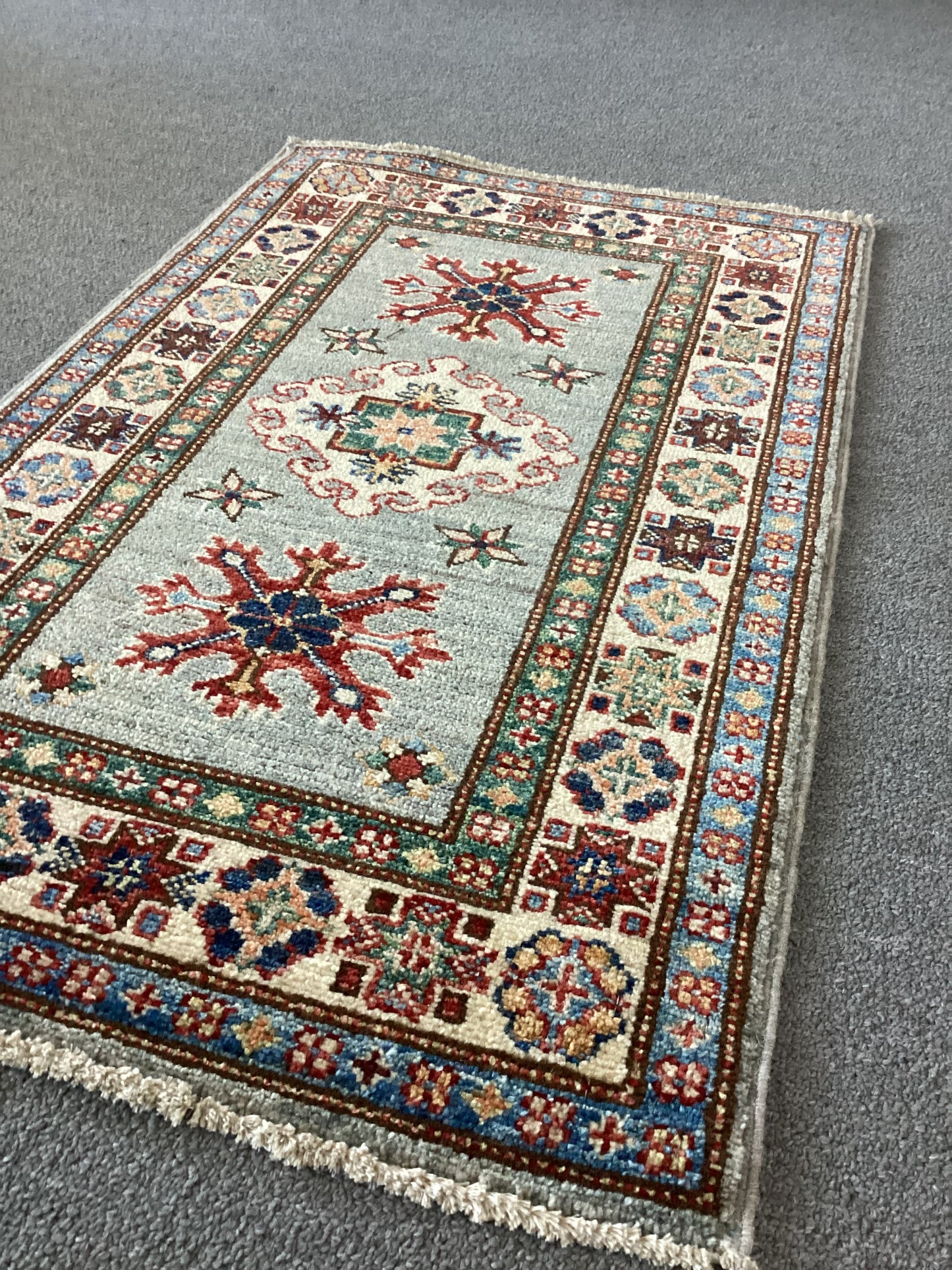 2x3 Light Blue Kazak