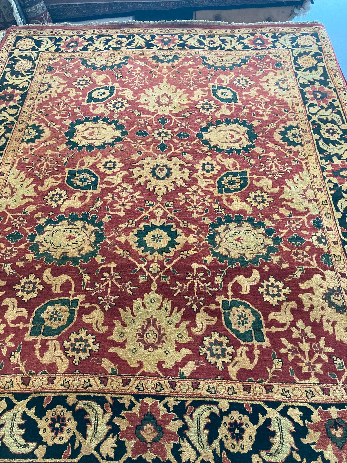 8x10 Red Indo-Oushak