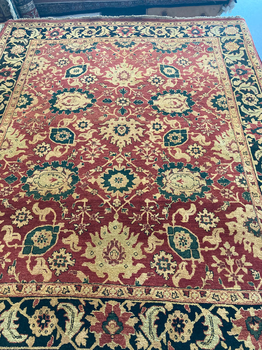 8x10 Red Indo-Oushak