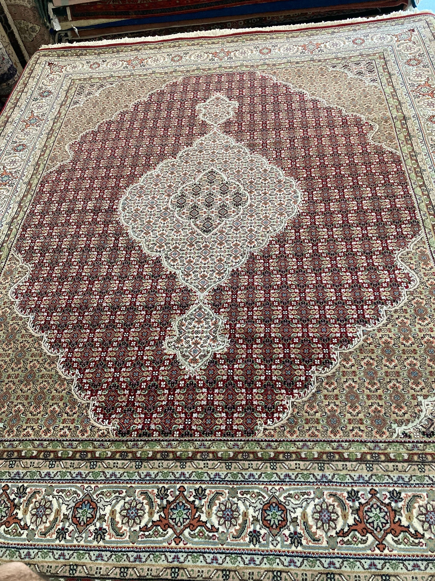 8x10 Red Indo-Persian Tabriz