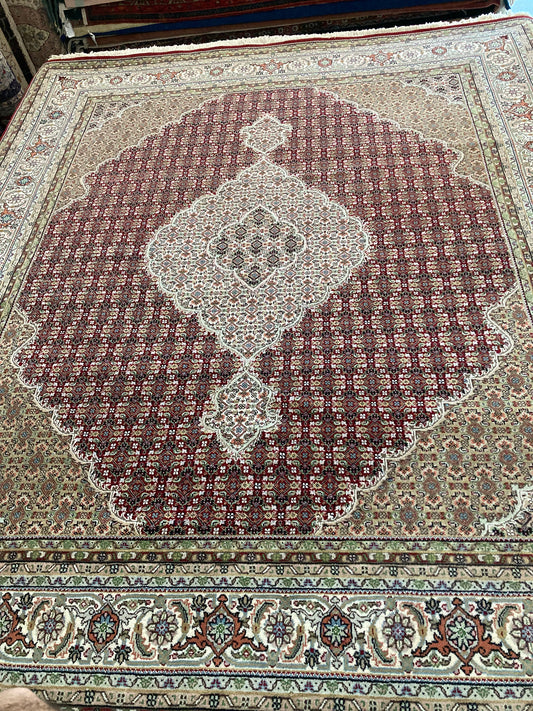 8x10 Red Indo-Persian Tabriz