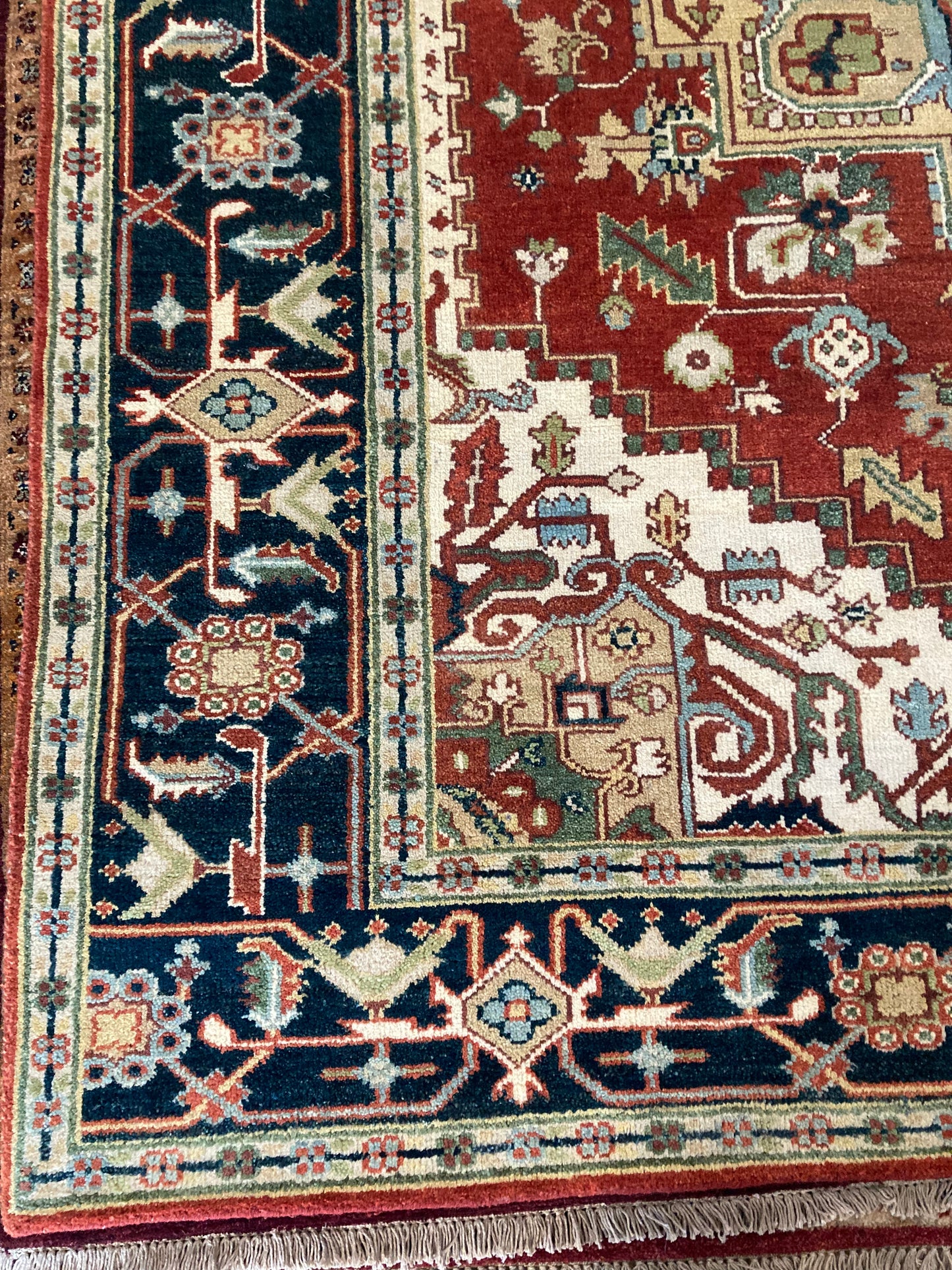 8x10 Red Indo-Persian Heriz