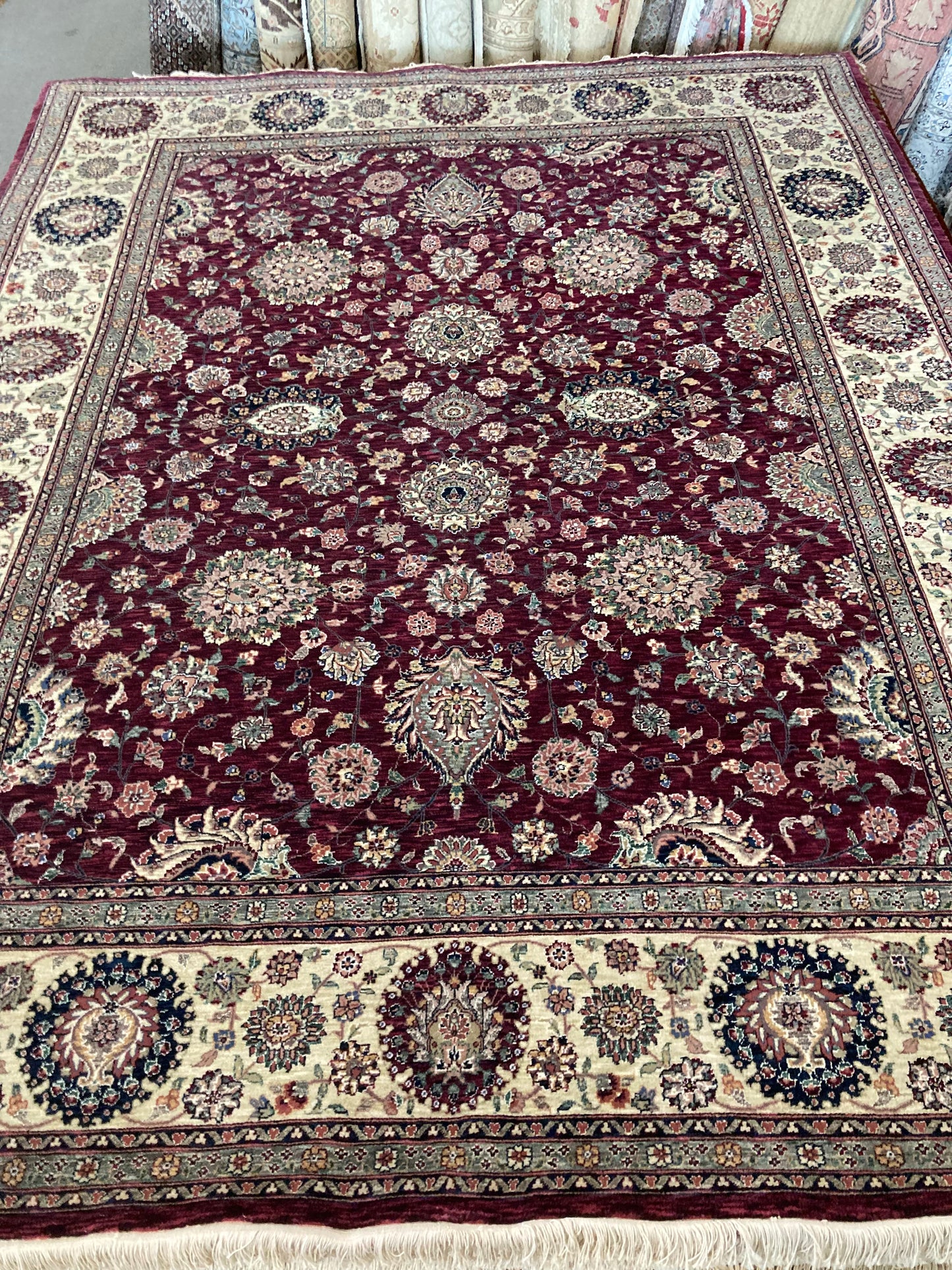 8x10 Red Persian Tabriz