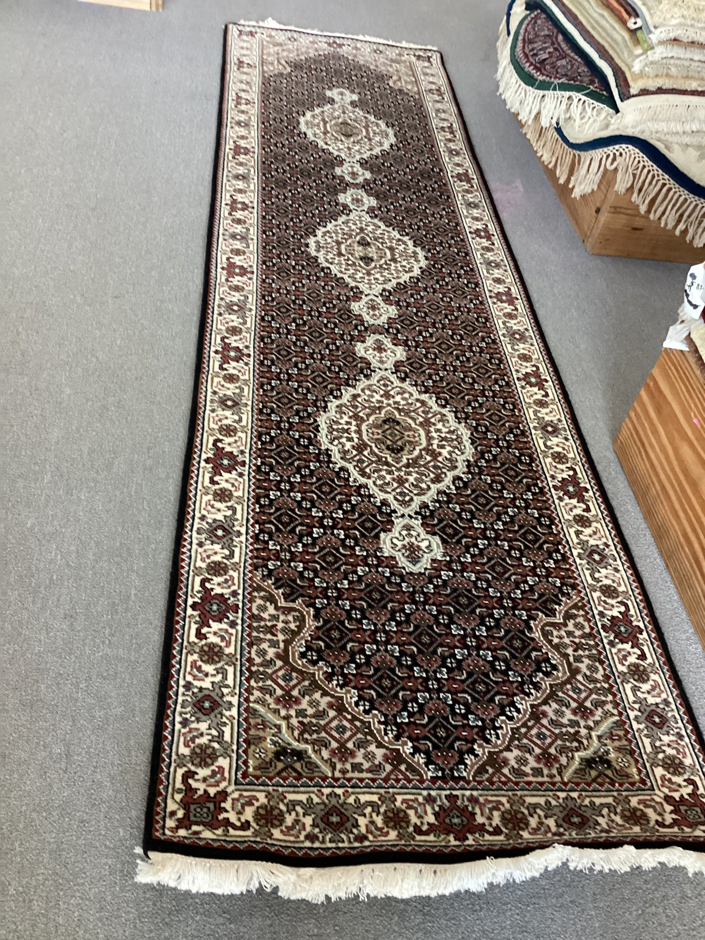2’8 X 10 Black Runner Rug