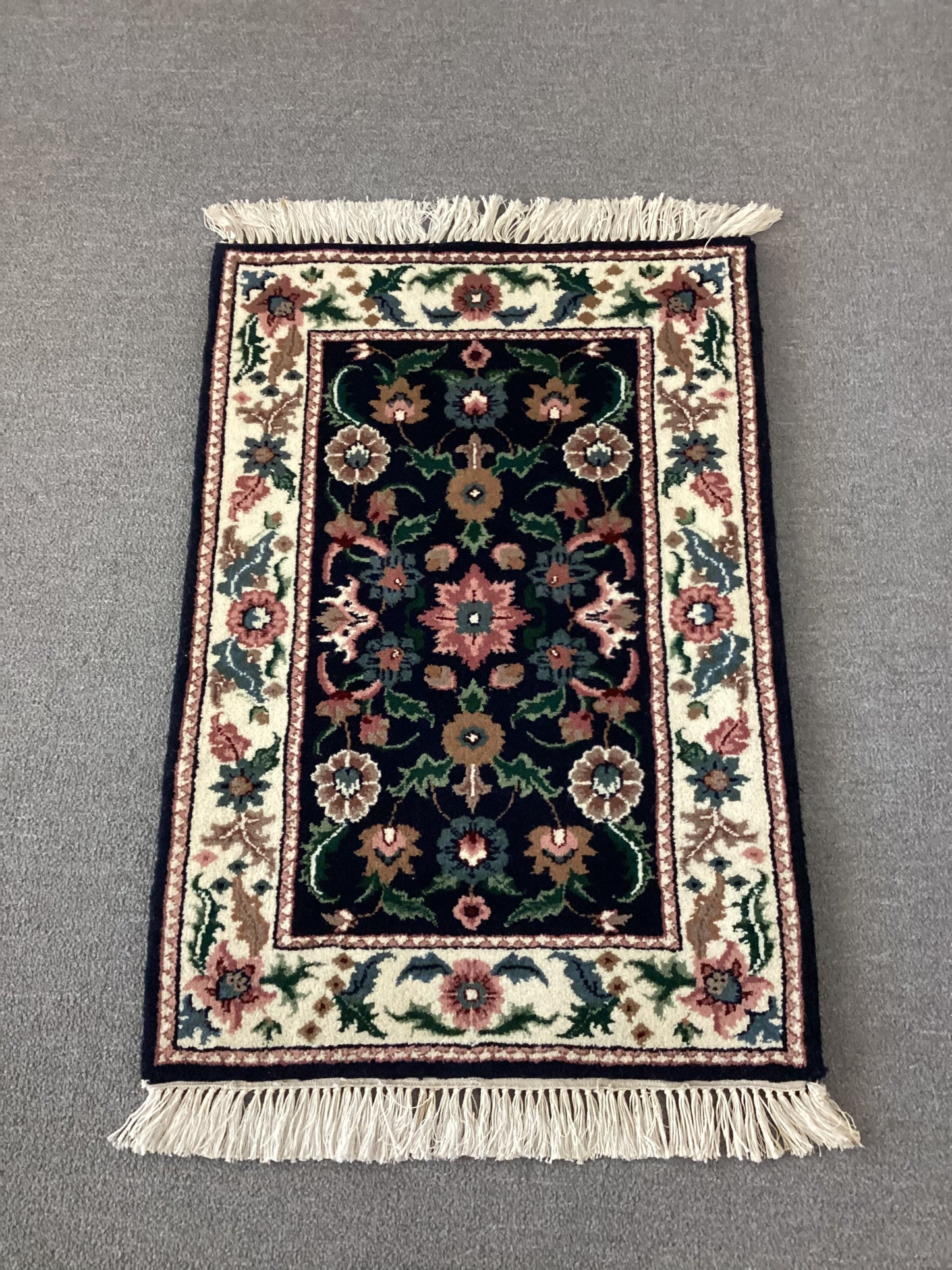 2x3 Navy Indo Persian Rug