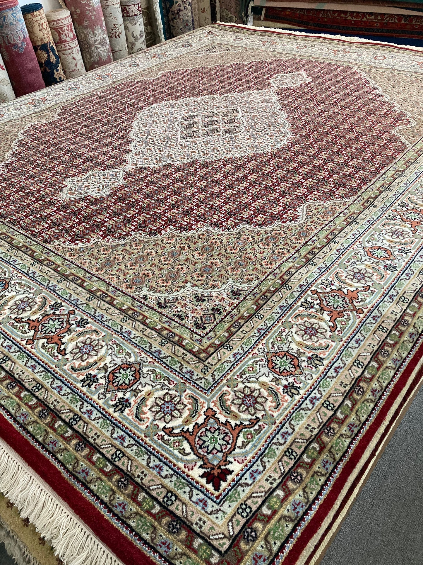 8x10 Red Indo-Persian Tabriz
