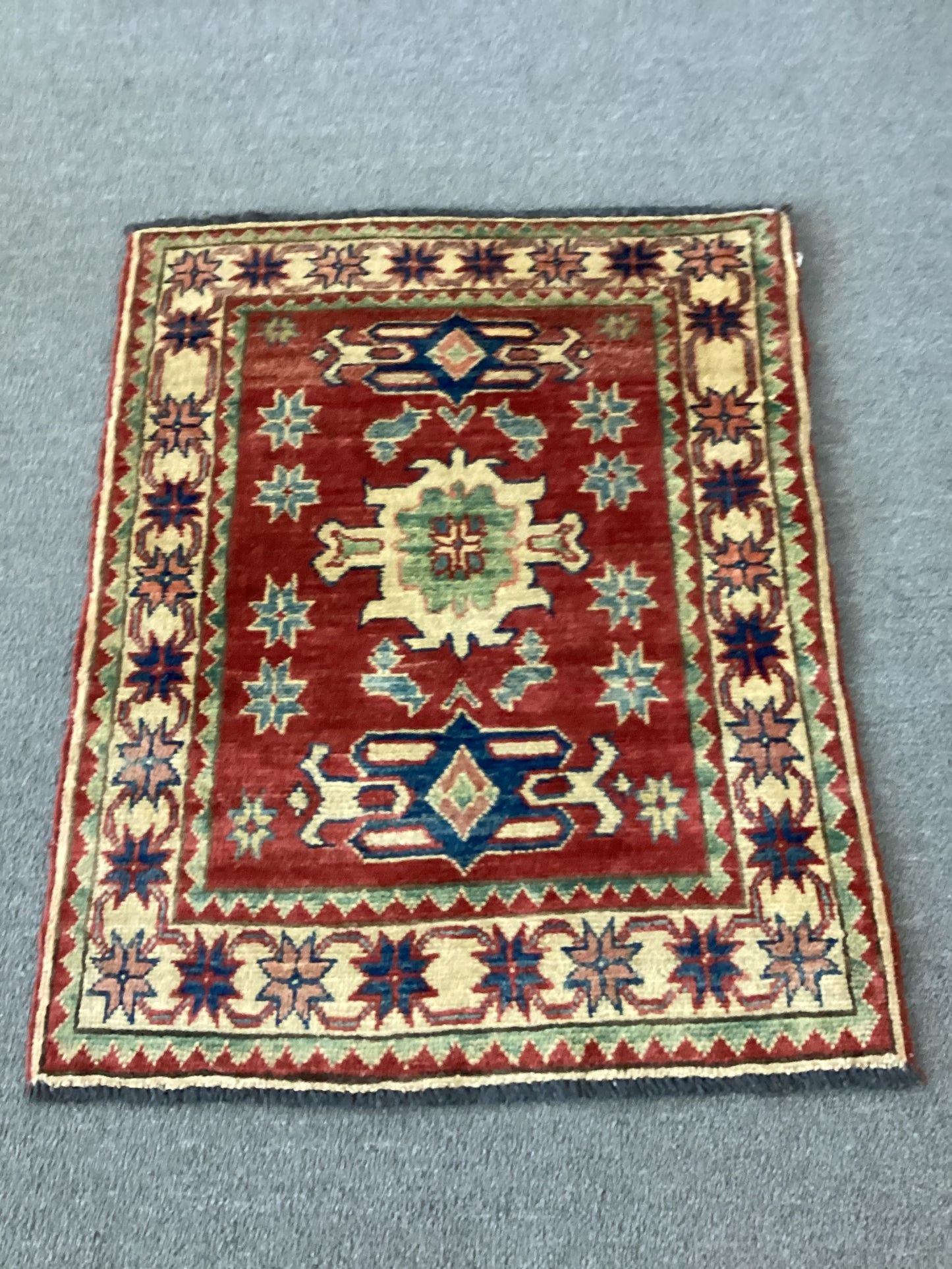 2x3 Red Kazak Rug