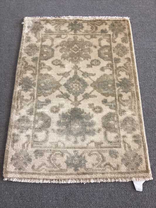 2x3 Silver Turkish Rug