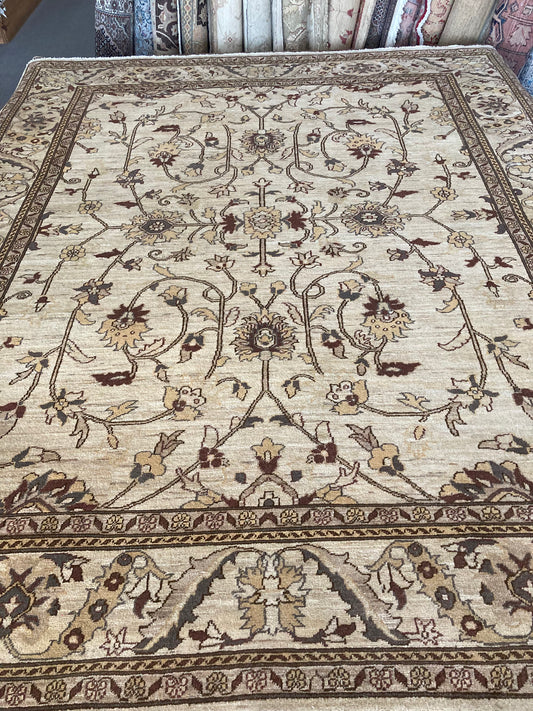 8x10 Tan Turkish Oushak