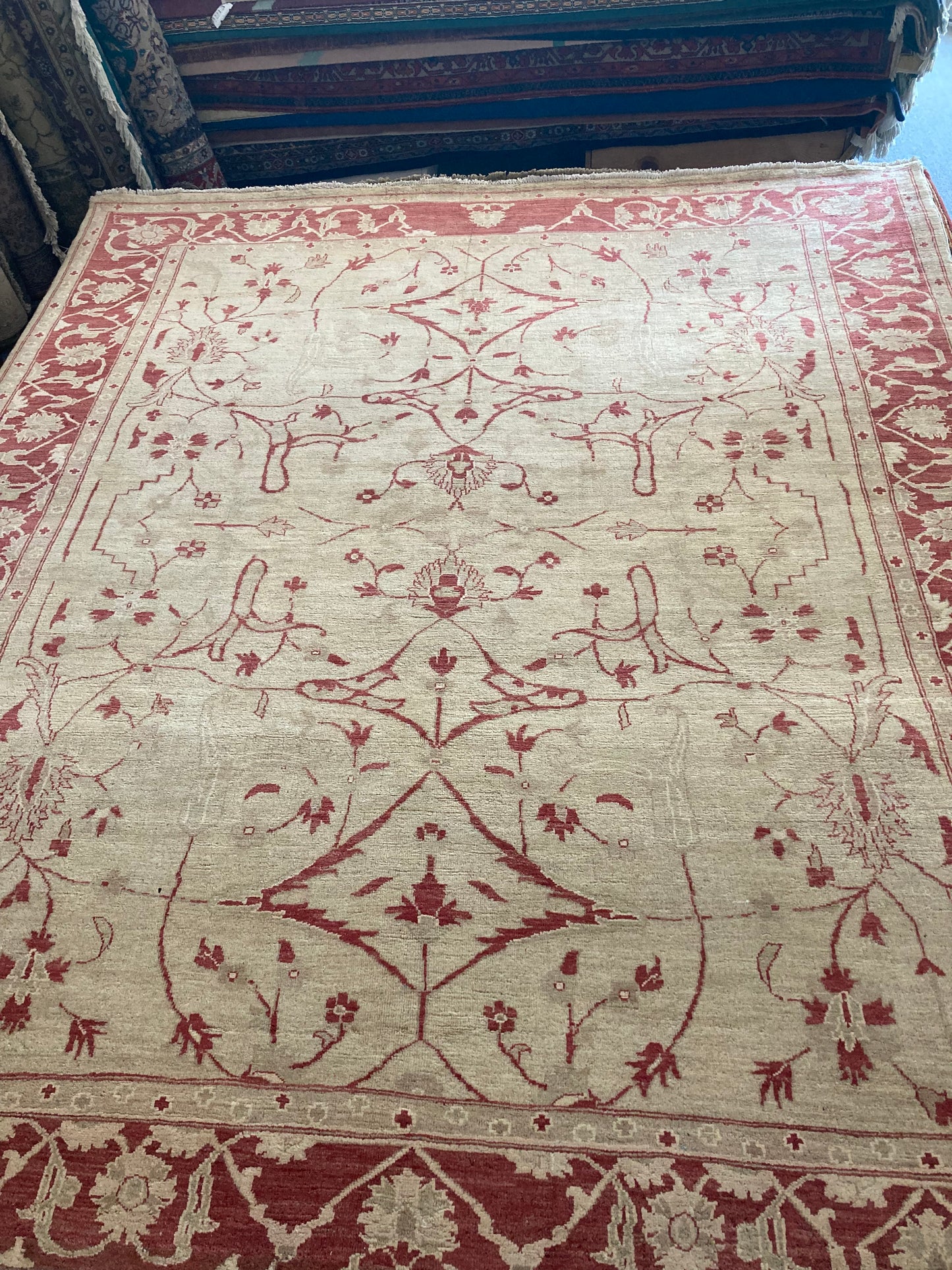 8x10 Tan Turkish Oushak