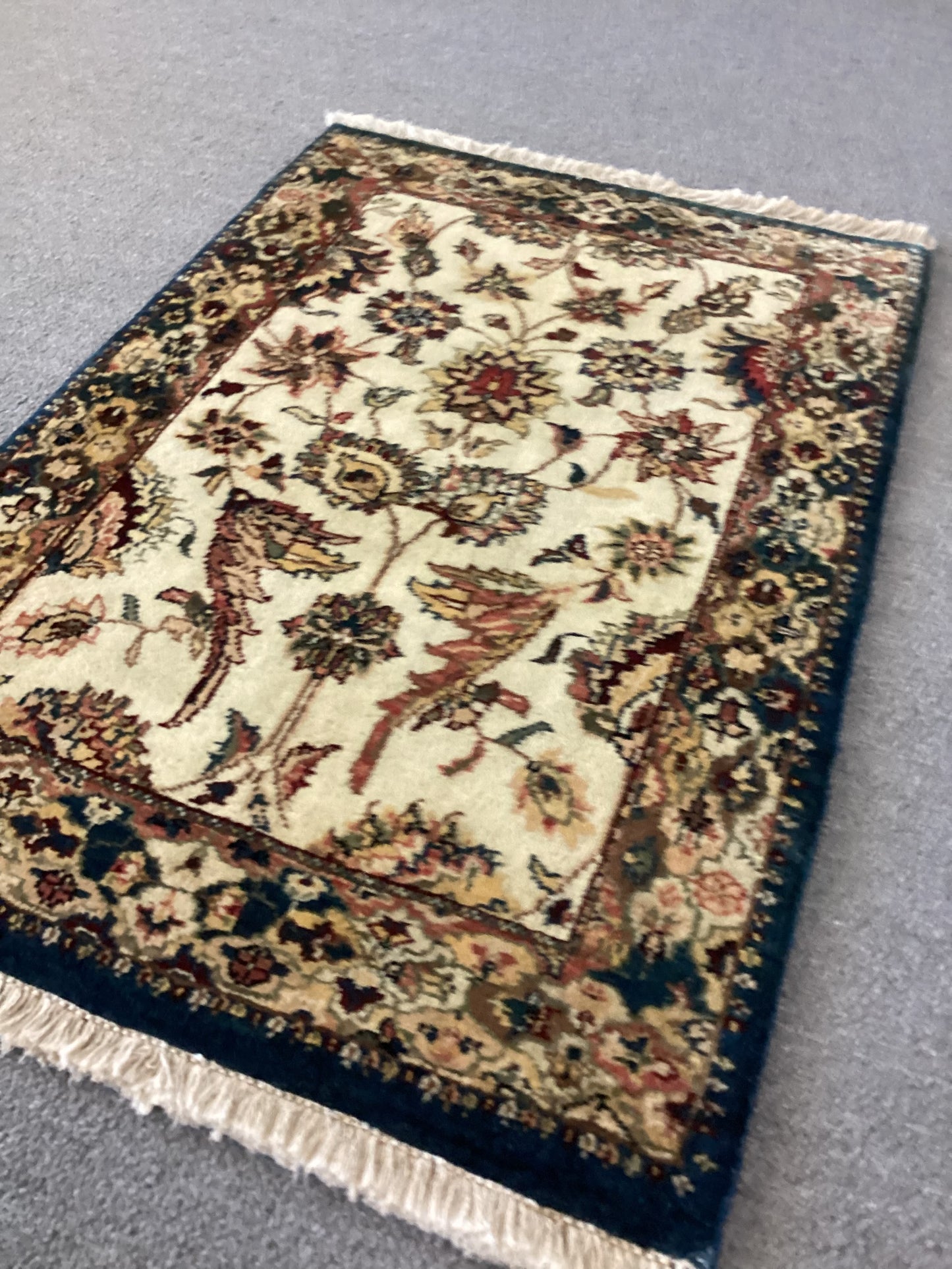 2x3 Beige Indo Persian Rug