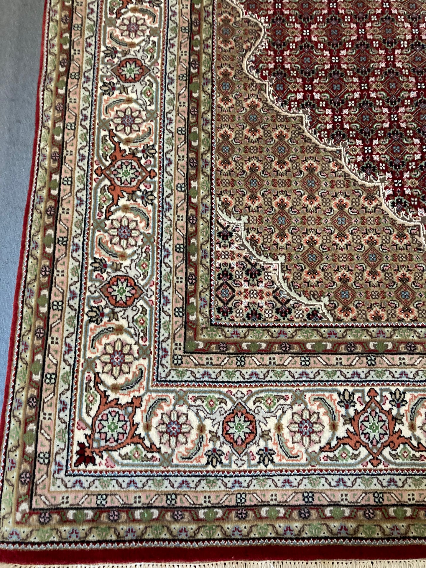 8x10 Red Indo-Persian Tabriz