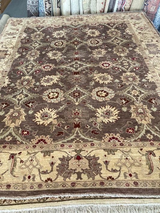 8x10 Brown Turkish Oushak