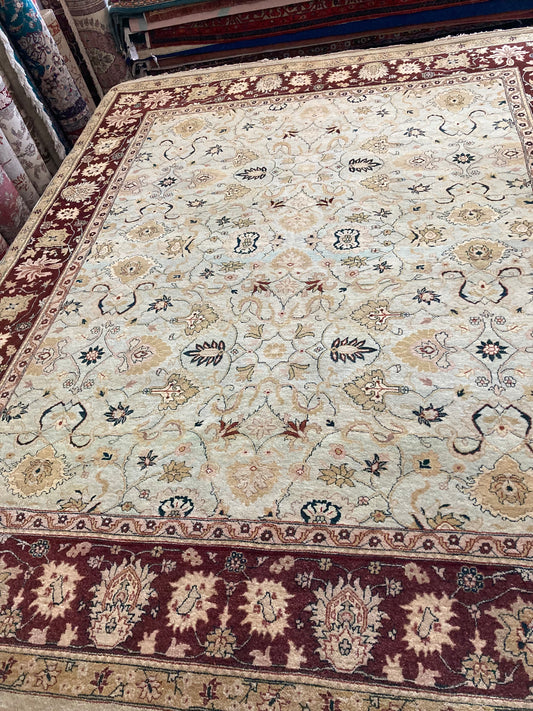 8x10 Beige Indo-Oushak