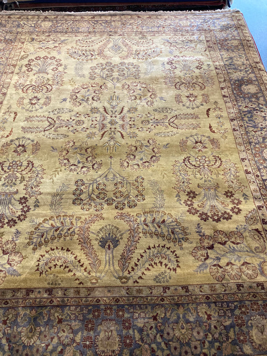 8x10 Light Yellow Indo-Persian Sarouk