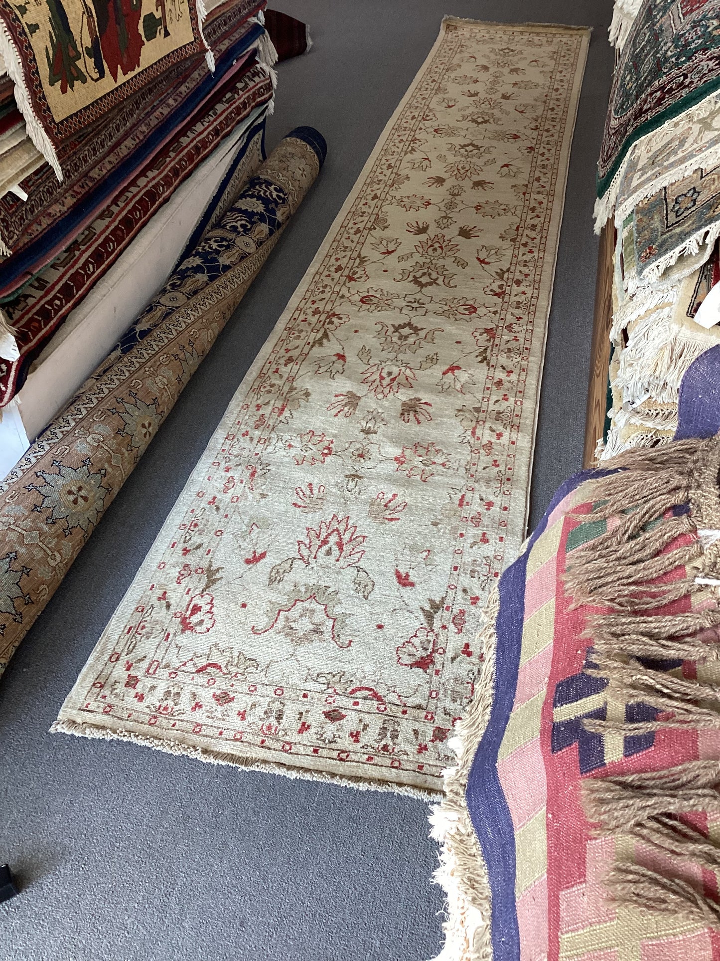 2’7 X 14’11 Beige Runner Rug