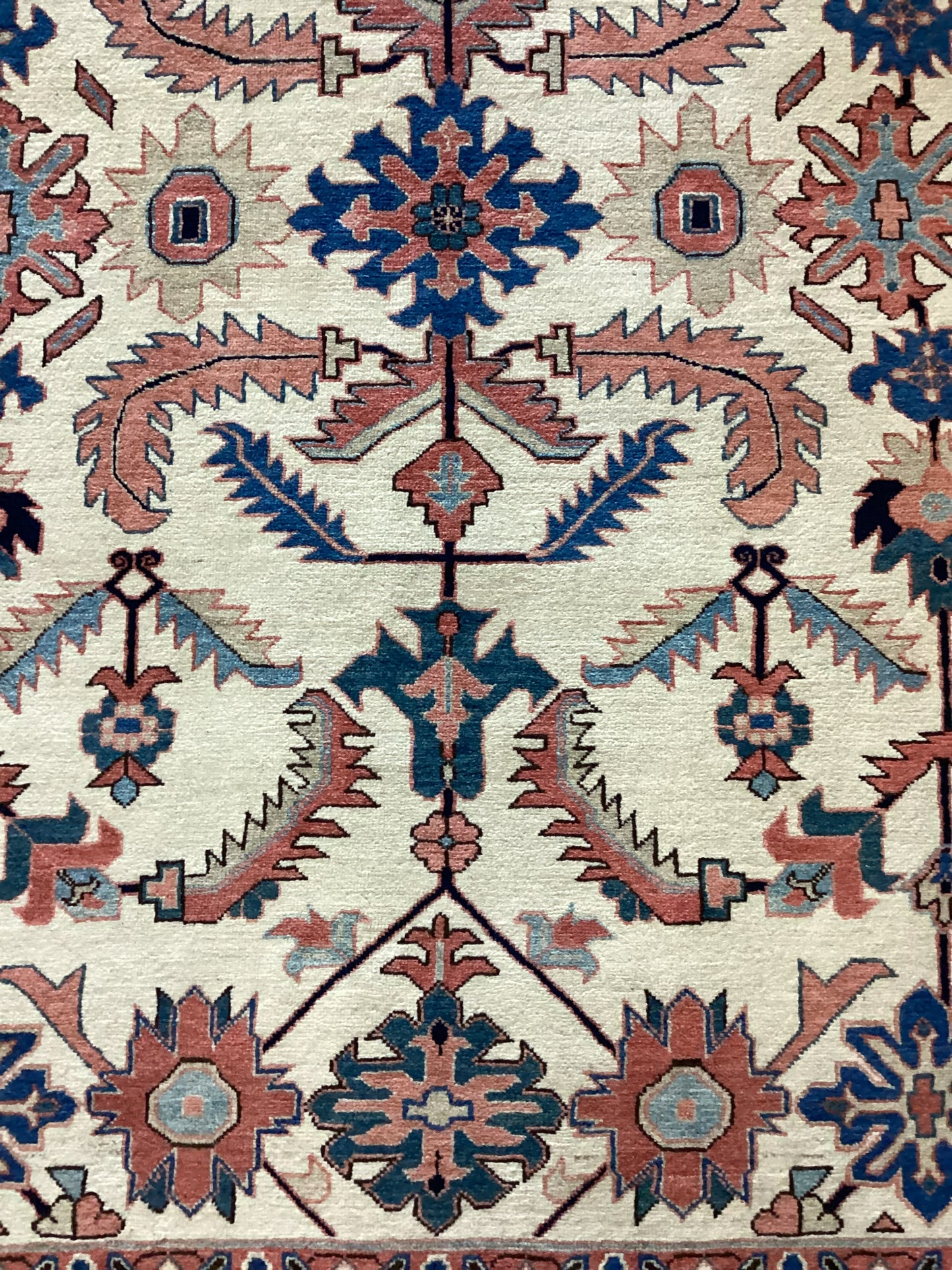 7’5 X 9’6 Blue Turkish Oushack Rug