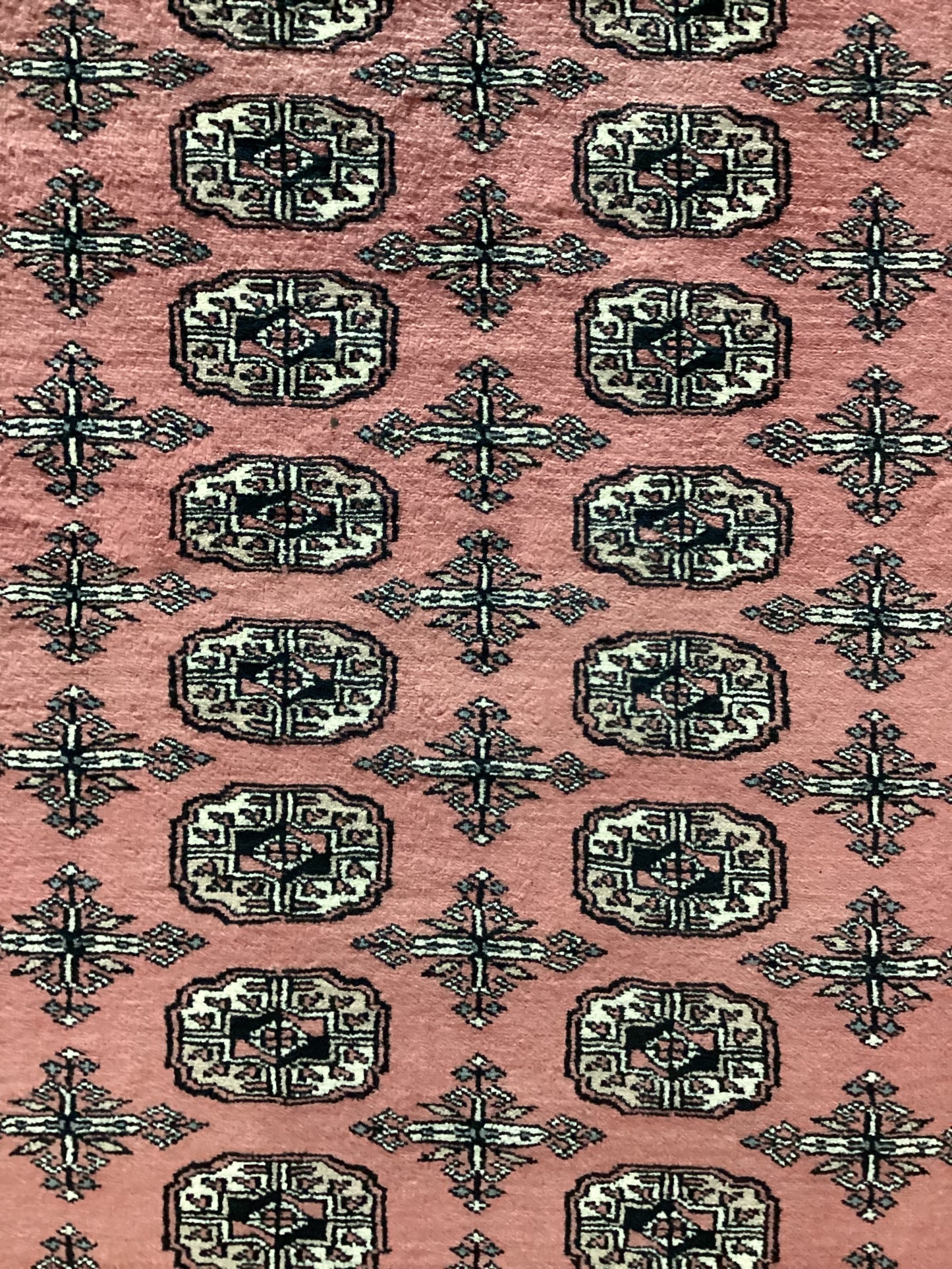 6’2 X 9 Pink Bokahara Rug