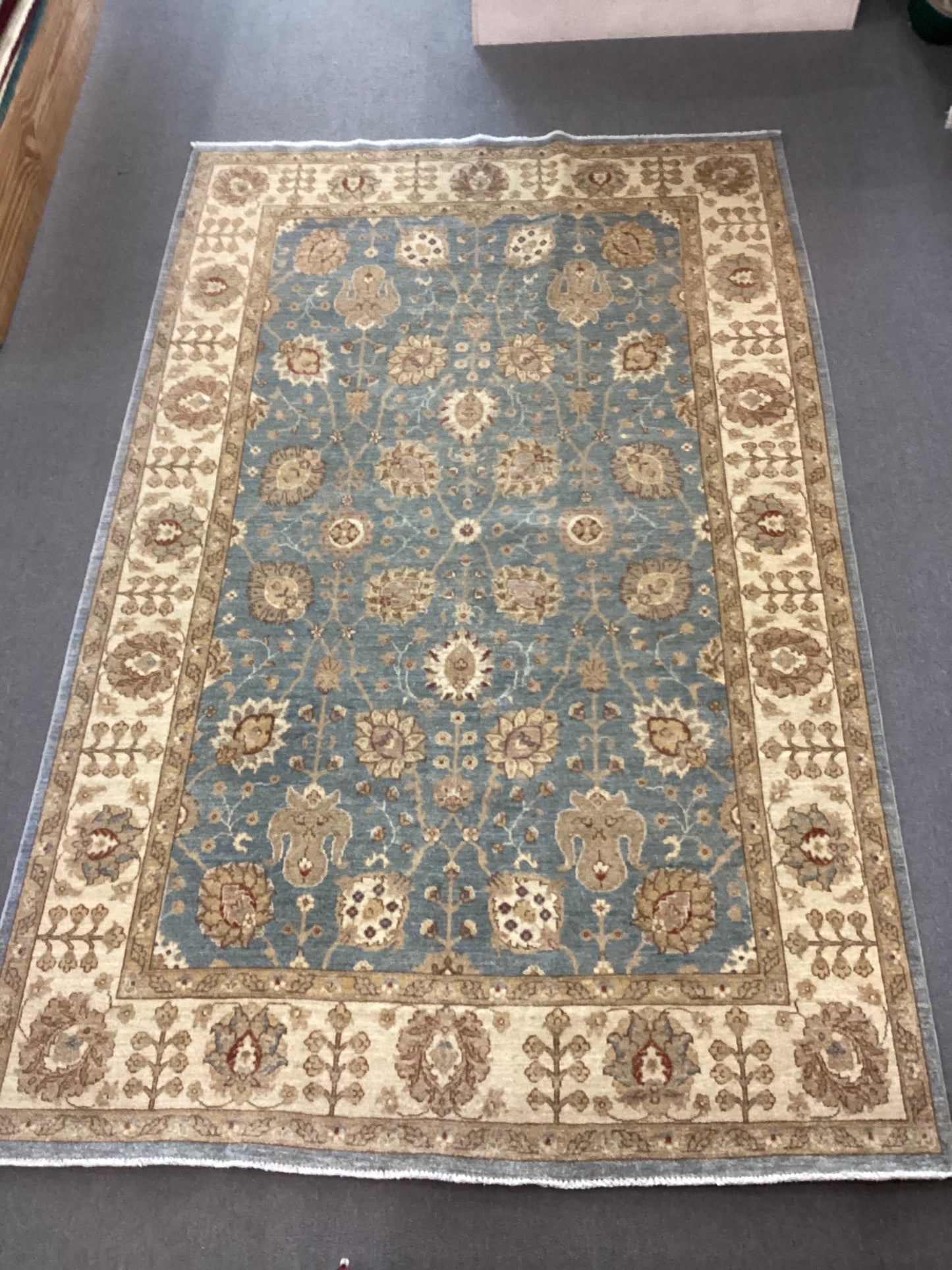 5’9 X 9’3 Light Blue Turkish Oushack