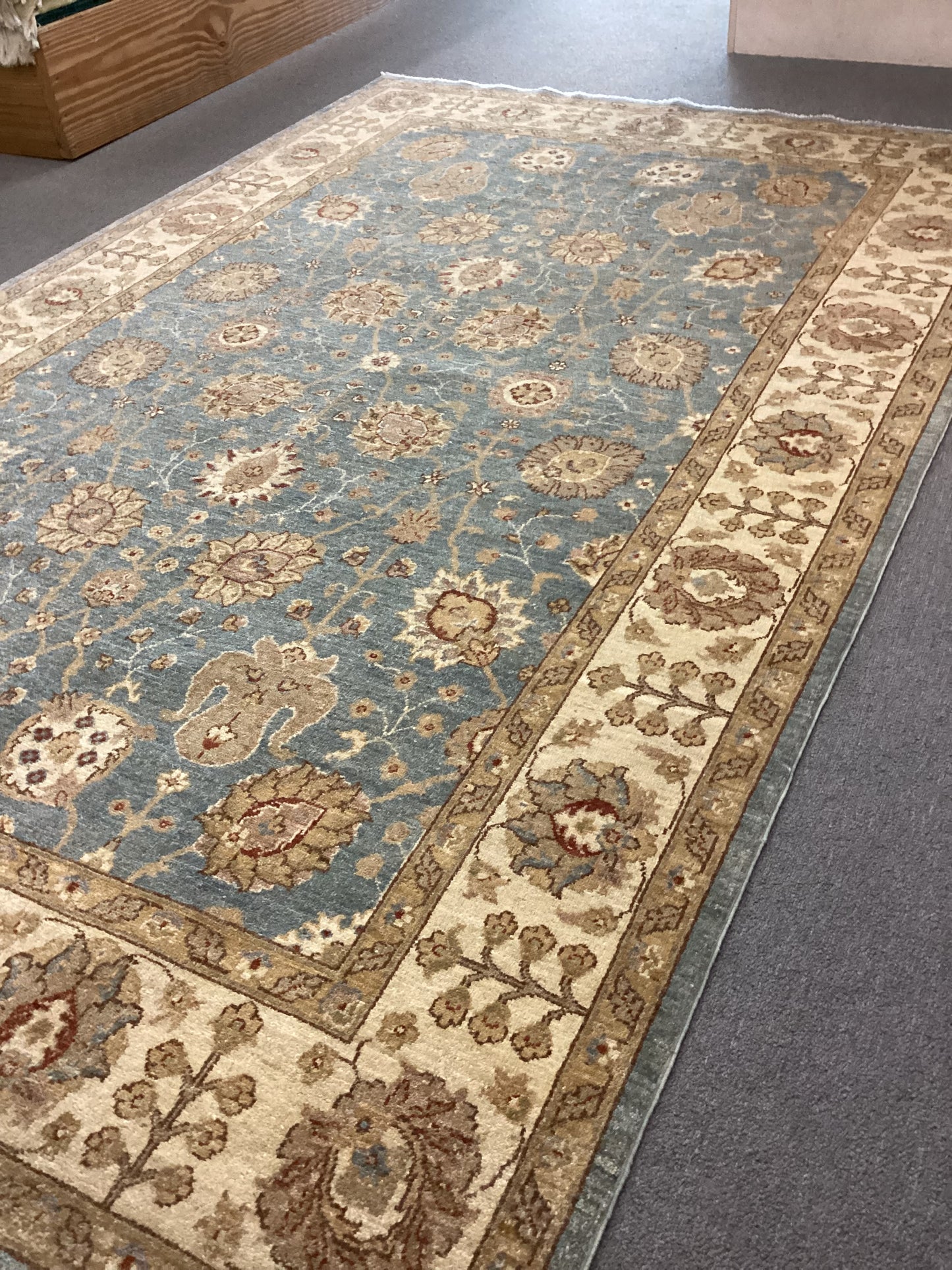 5’9 X 9’3 Light Blue Turkish Oushack