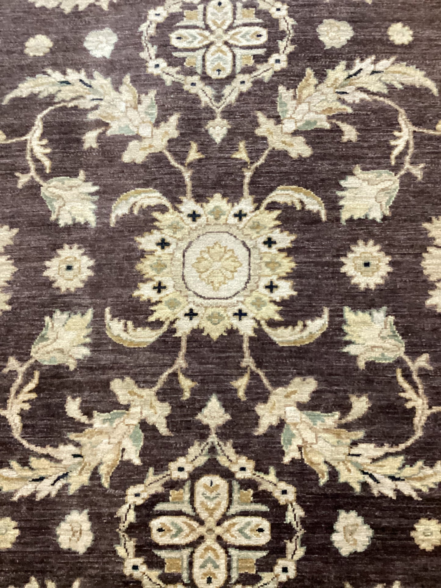 6 X 8’9 Brown Turkish Oushack Rug