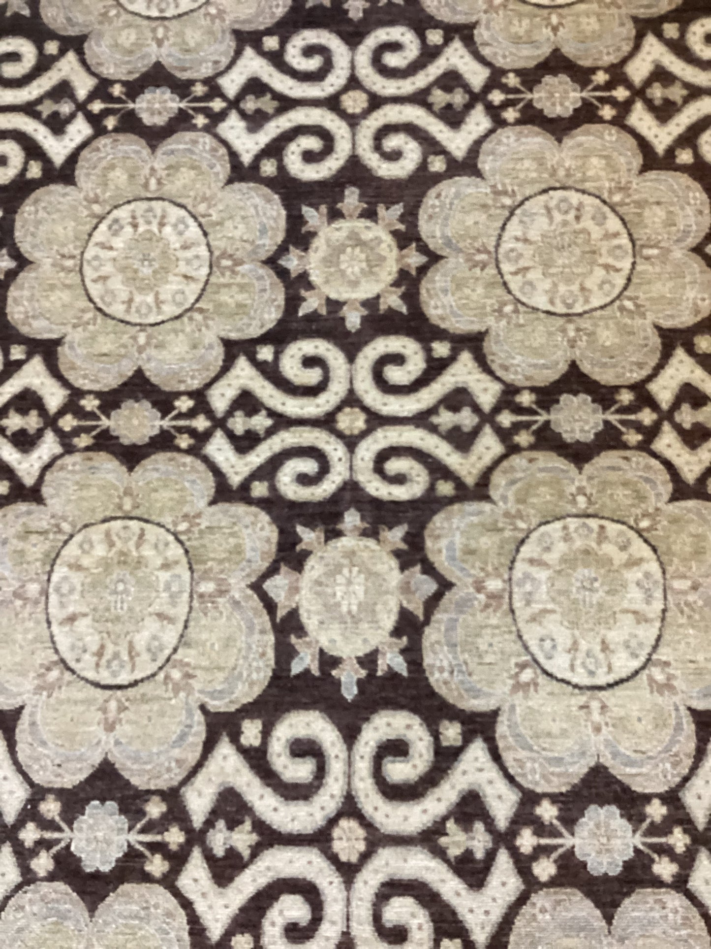 5’10 X 9’1 Brown Turkish Oushack Rug