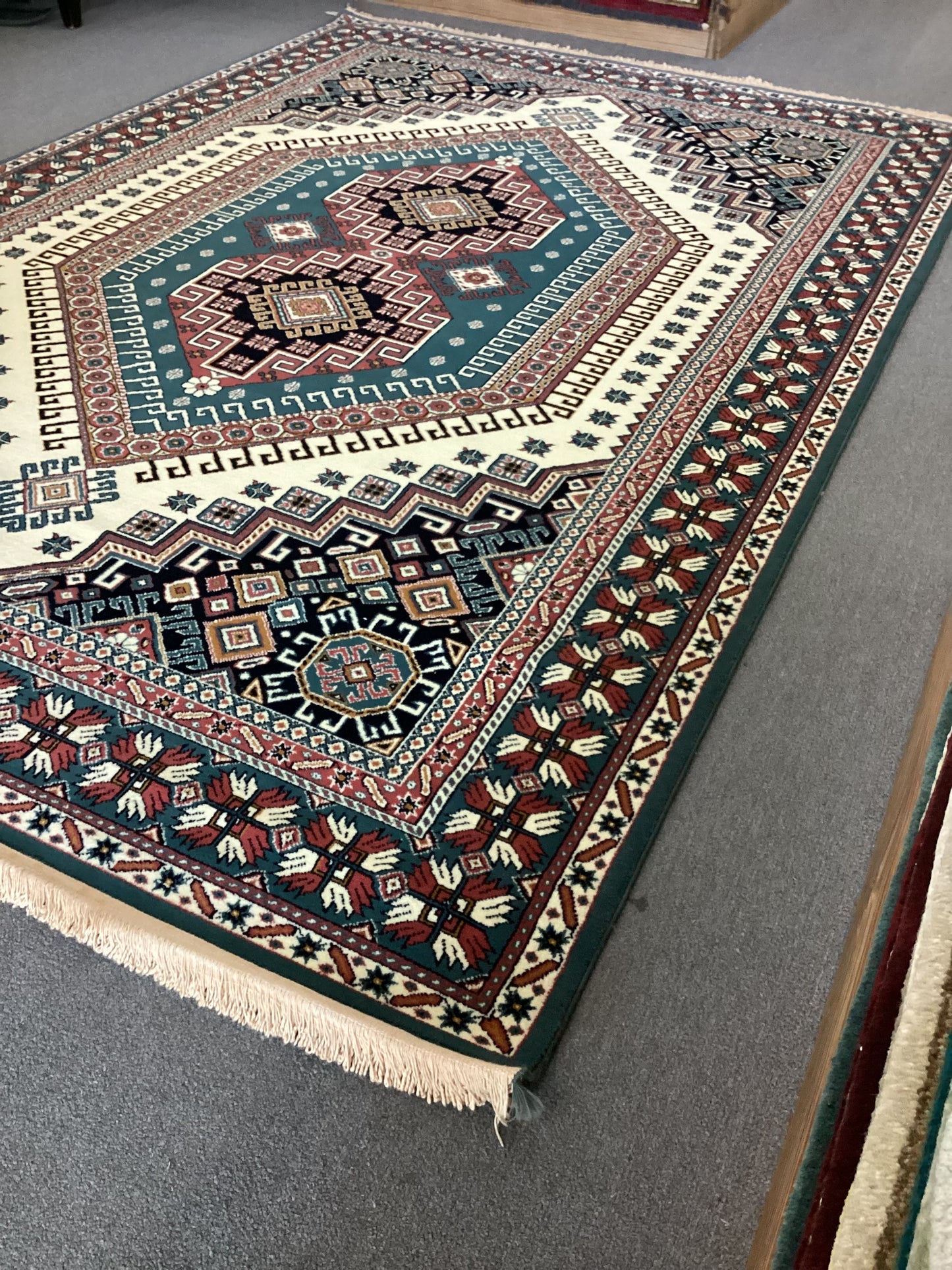 6’7 X 9’9 Blue Isfahan Rug