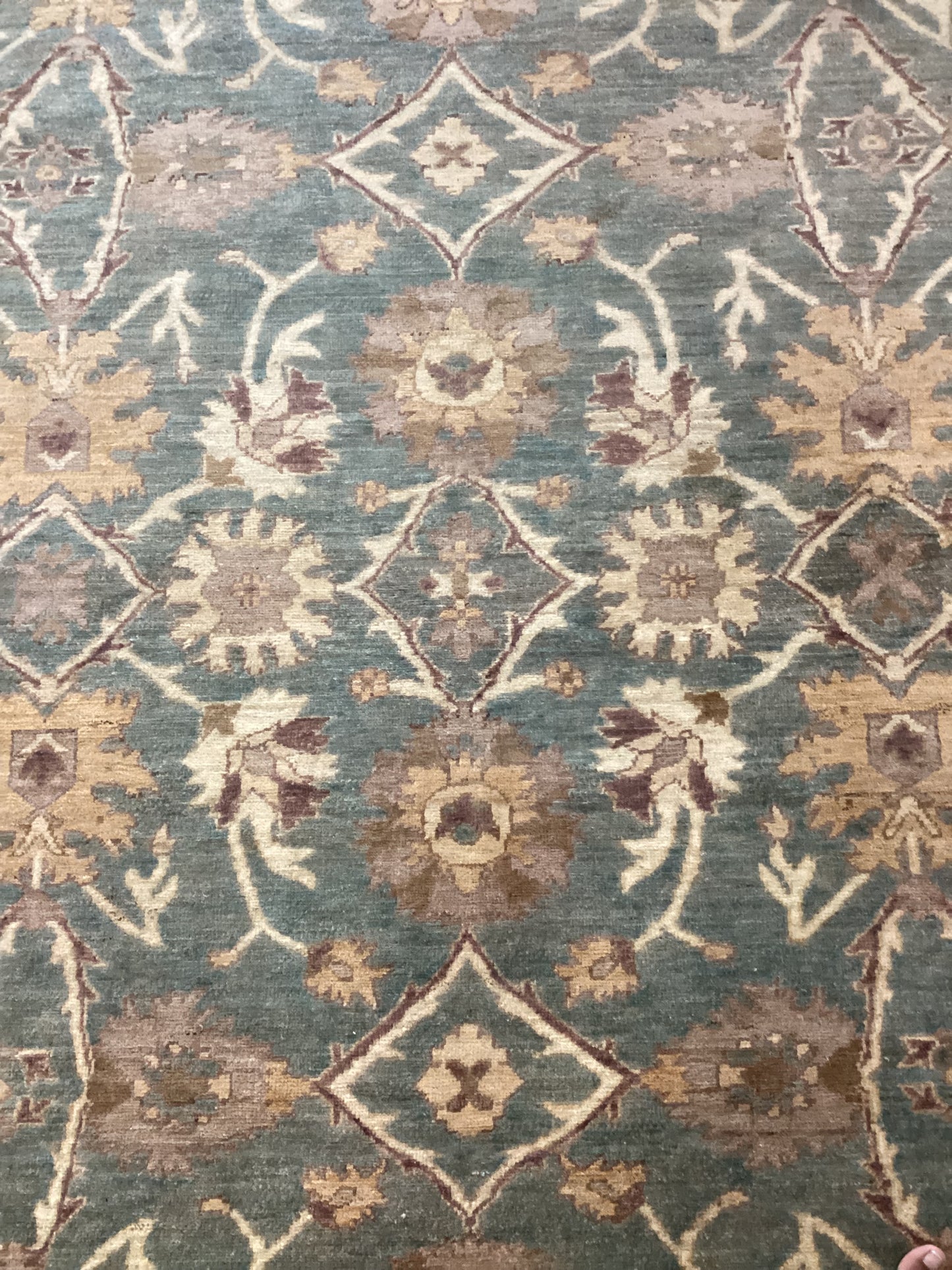 6 X 8’10 Blue Turkish Oushack Rug