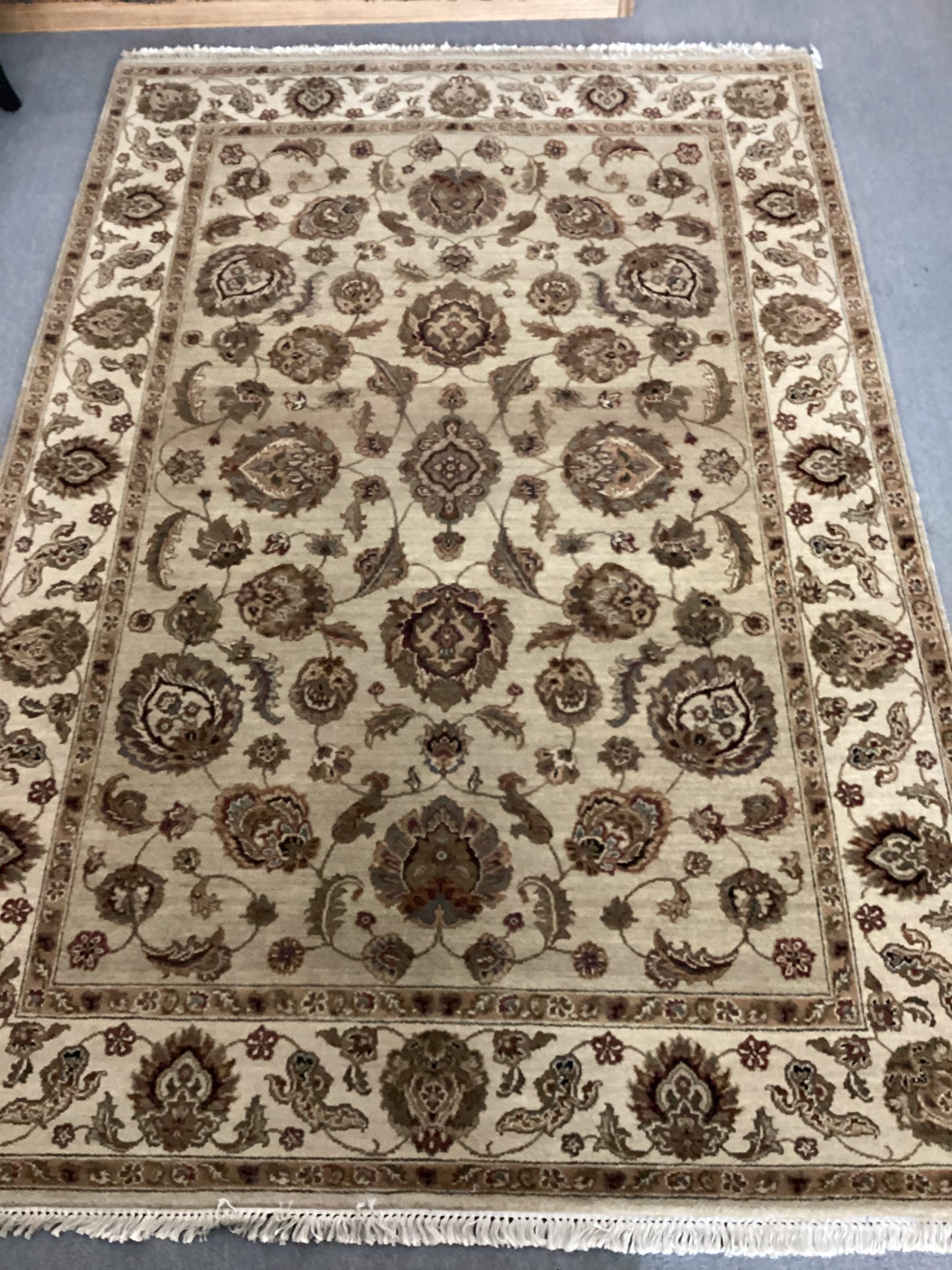 6’1 X 9 Brown Tabriz Rug