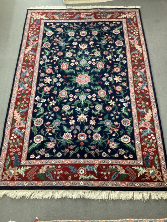 5’11 X 9 Red Indo Persian Rug