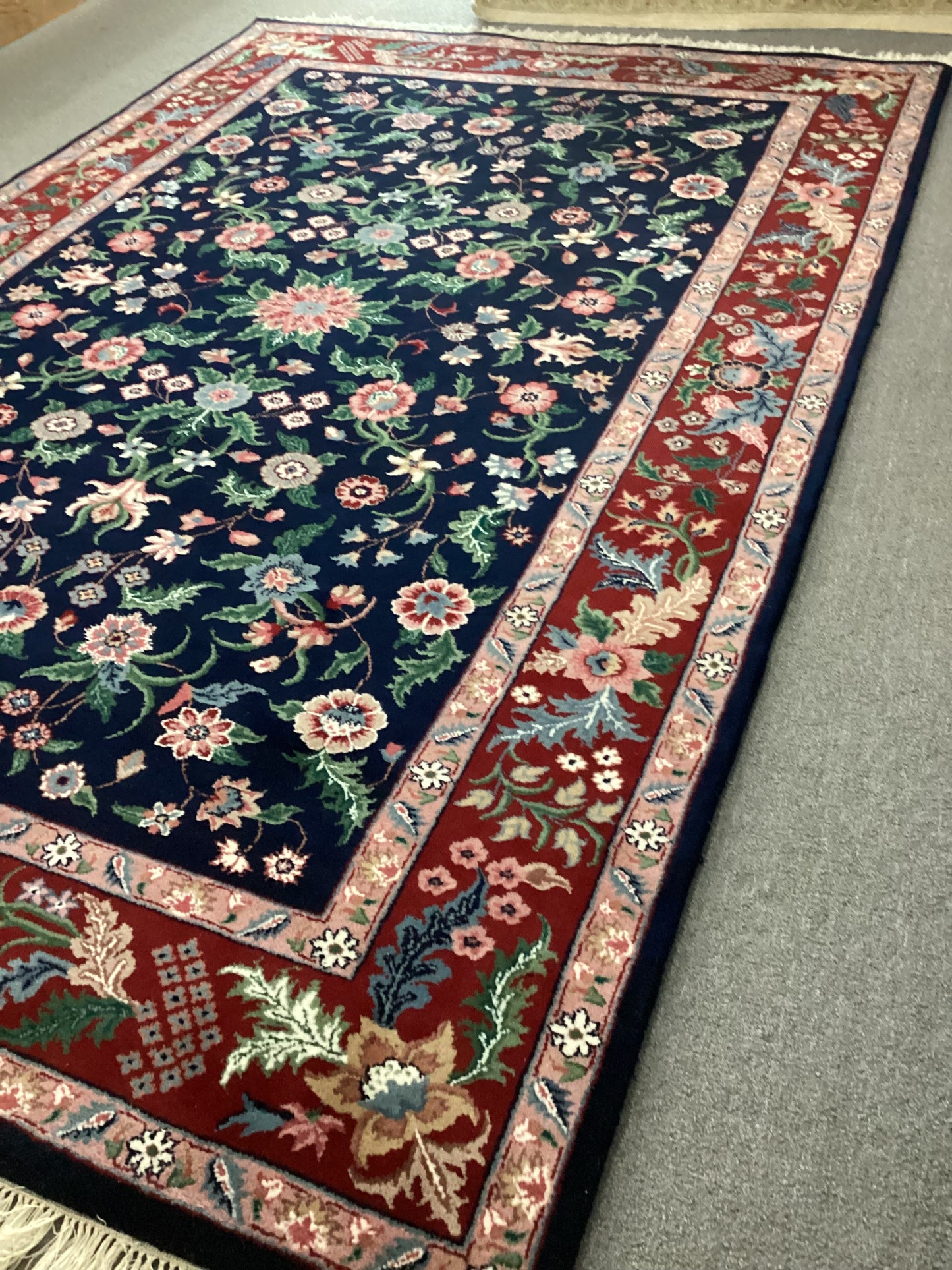 5’11 X 9 Red Indo Persian Rug