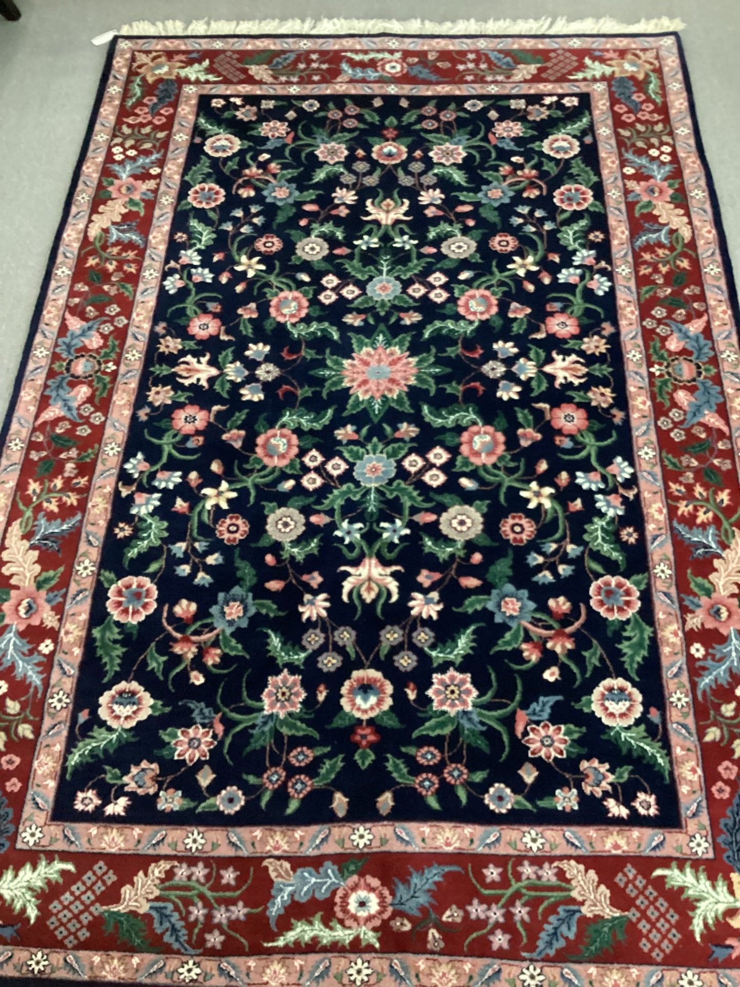 5’11 X 9 Red Indo Persian Rug