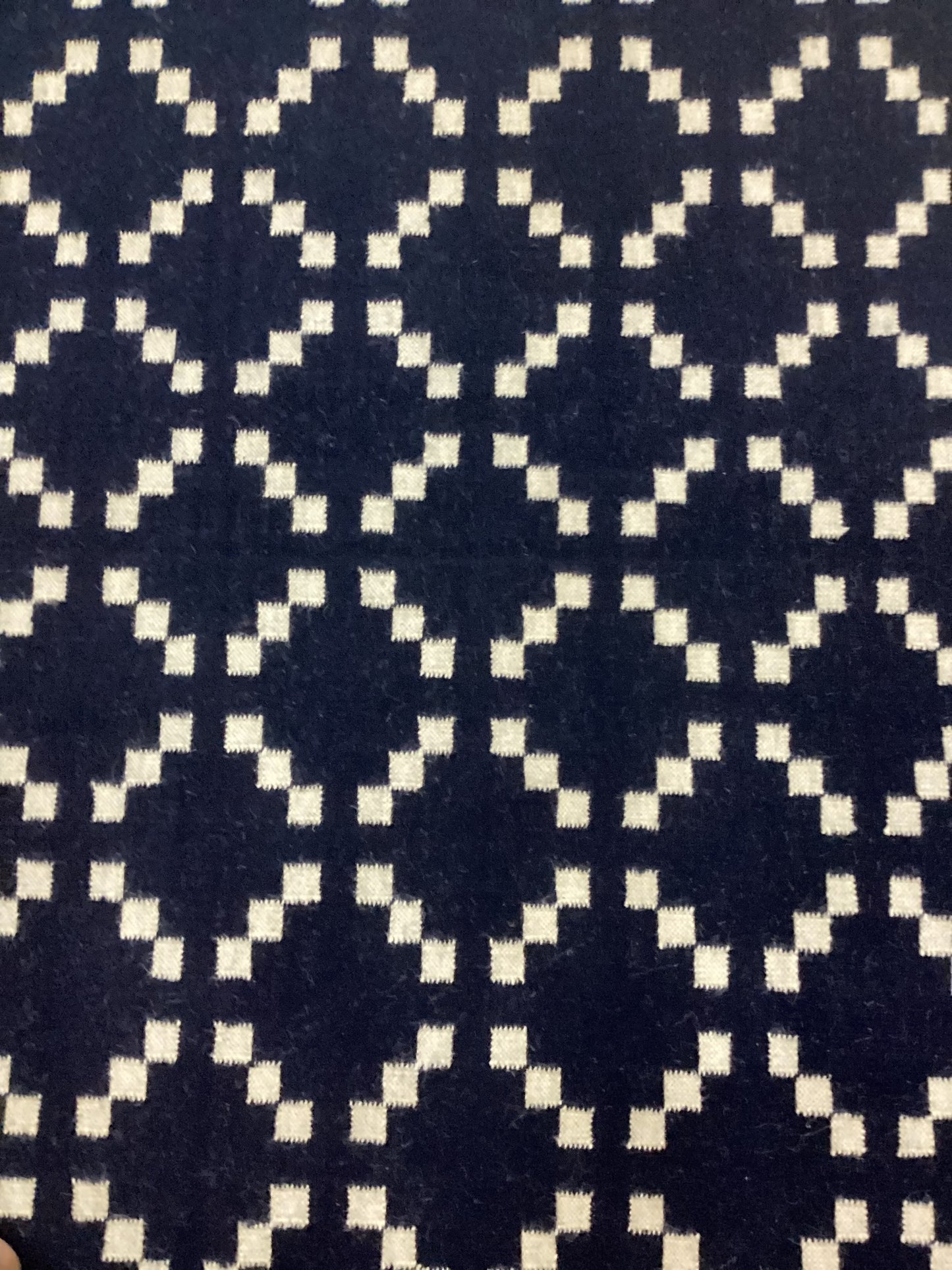 6 X 9 Blue Dhurrie Rug