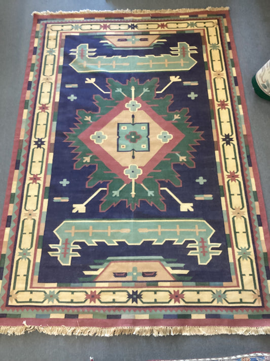 6 X 9 Cotton Dhurrie Bijar Rug