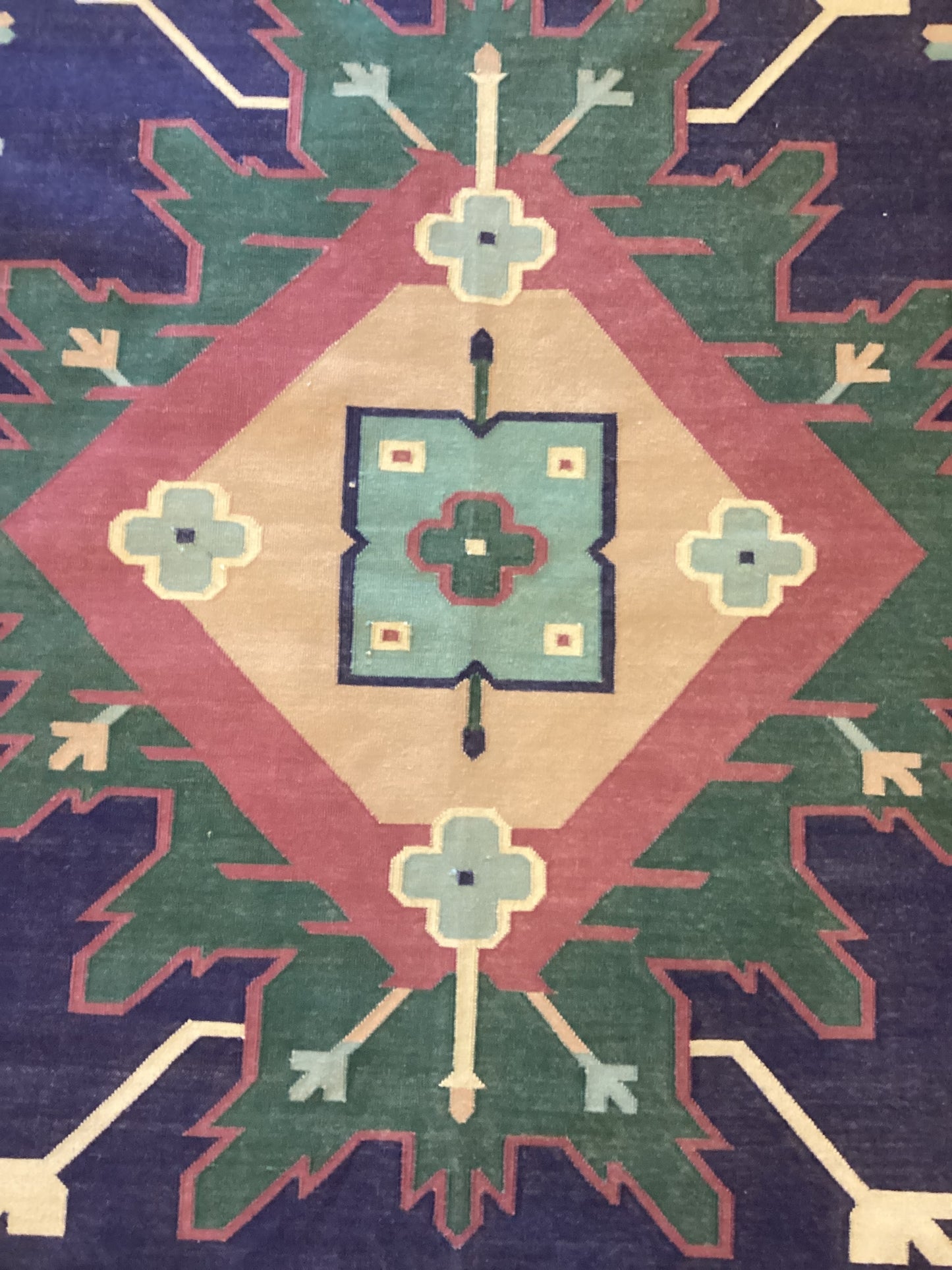 6 X 9 Cotton Dhurrie Bijar Rug