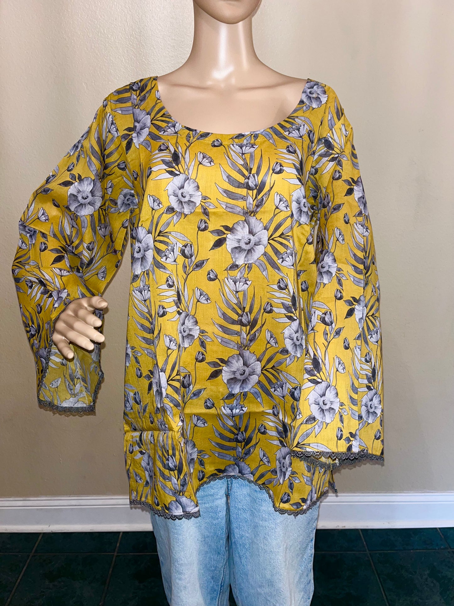 Yellow Nature Blouse