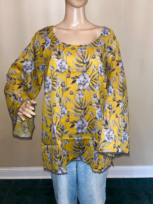 Yellow Nature Blouse
