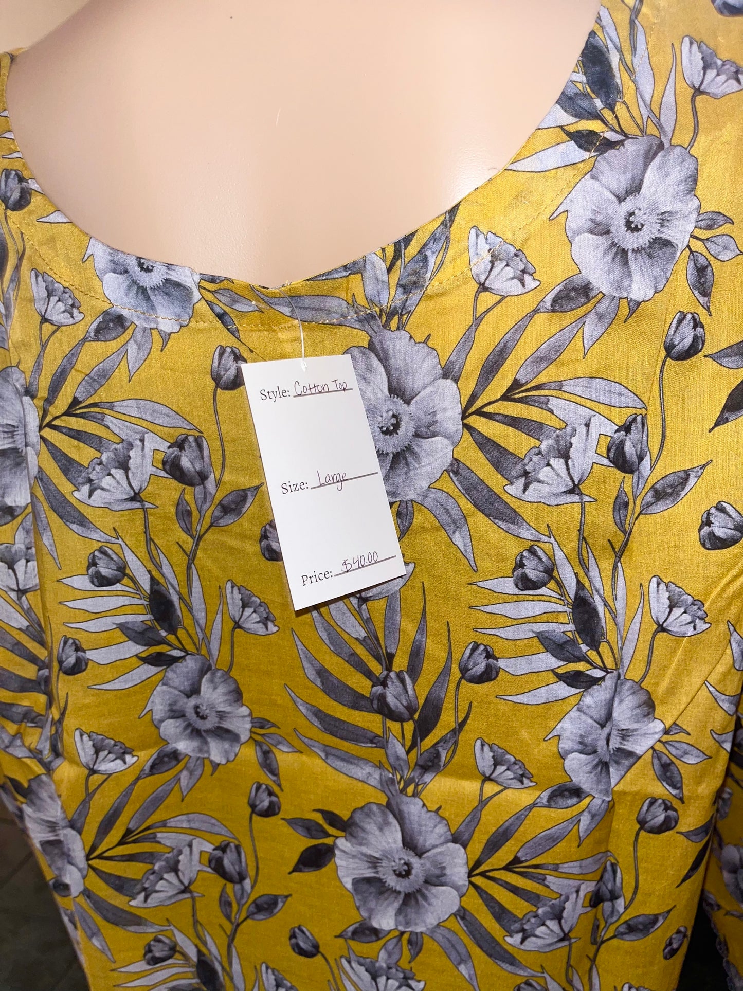 Yellow Nature Blouse